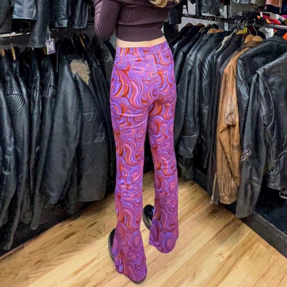 Zara print flair pants med - Picture 3 of 6